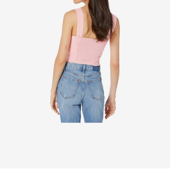 Linen Blend Pink Top - Picture 4 of 4